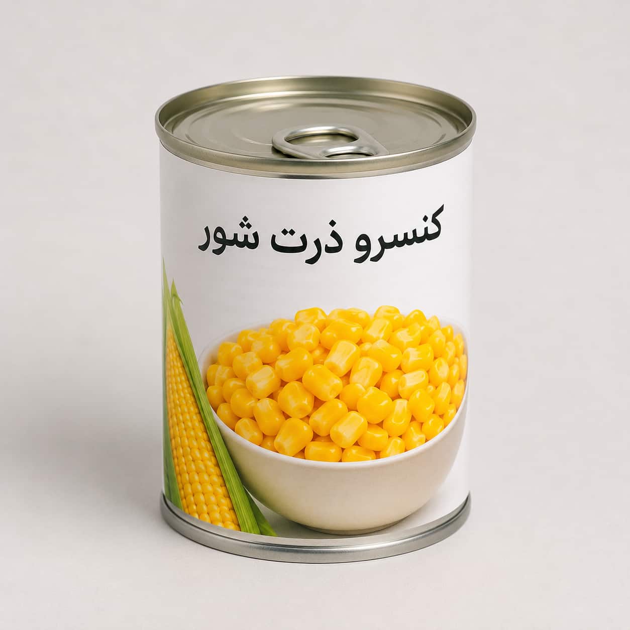 کنسرو ذرت شور با طعم متعادل و کیفیت مناسب
